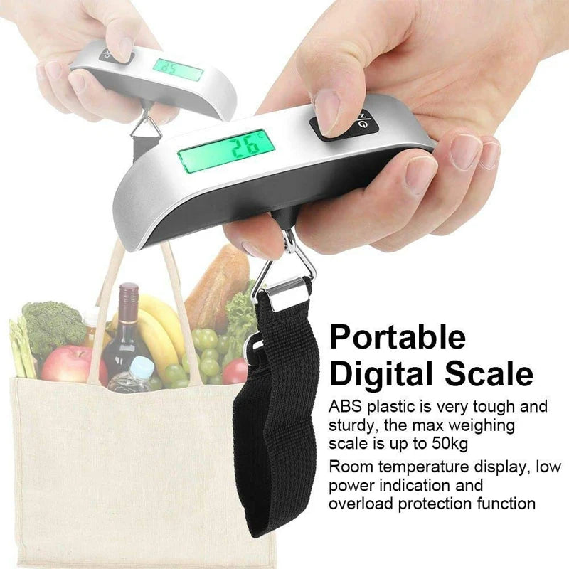 Digital Luggage Scale – Tragbare Kofferwaage bis 50kg