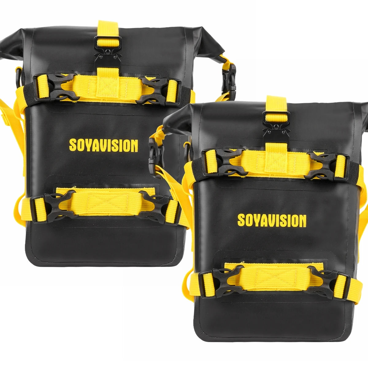 2PCS Motorcycle Bumpers Bag Waterproof 5L-8L Motorcycle Side Frame Bag Motorcycle Crash Bar Bag Universal Tools Storage Bag