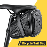 2025 NEW Waterproof Bicycle Saddle Bag MTB Road Bike Saddlebags Reflective Striped Bicycle Tool Holder Bag MTB Accessories