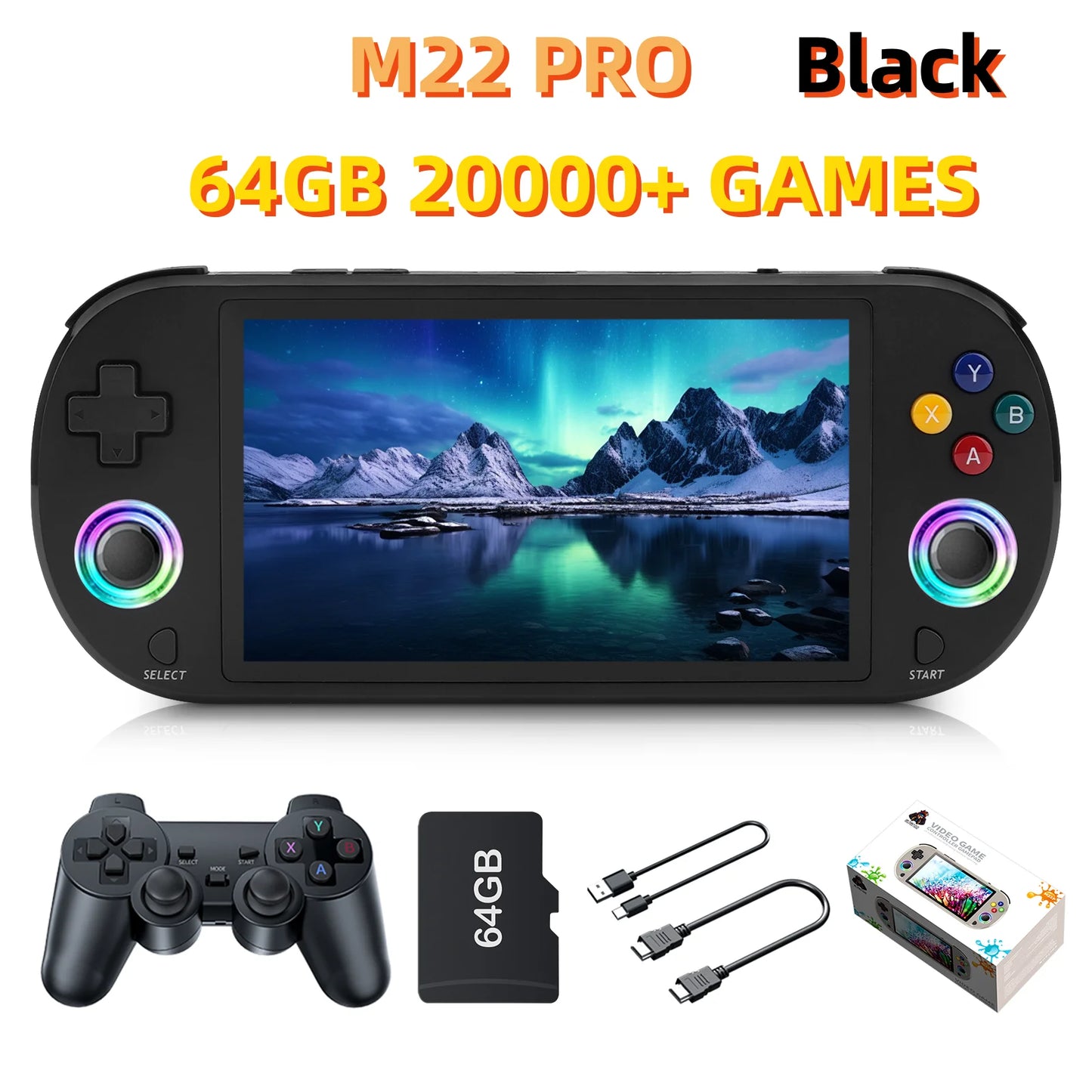 M22 Pro Portable Pocket Retro Handheld Video Game Console
