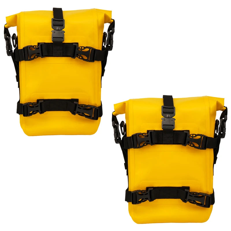 2PCS Motorcycle Bumpers Bag Waterproof 5L-8L Motorcycle Side Frame Bag Motorcycle Crash Bar Bag Universal Tools Storage Bag