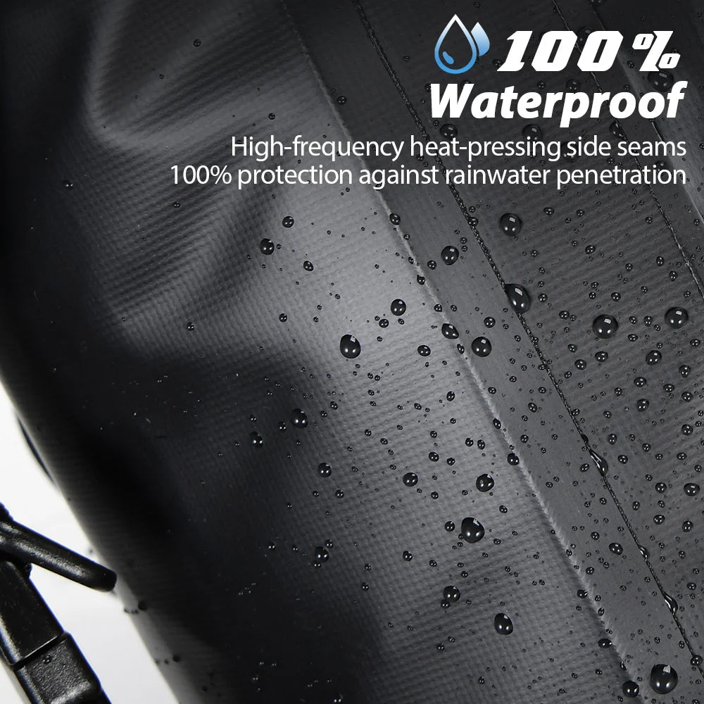 NEWBOLER Bike Pannier Bag 27L Big Capacity Waterproof Travel Cycling Bag Bicycle Rear Seat Trunk Bag Electric Bike Accessories