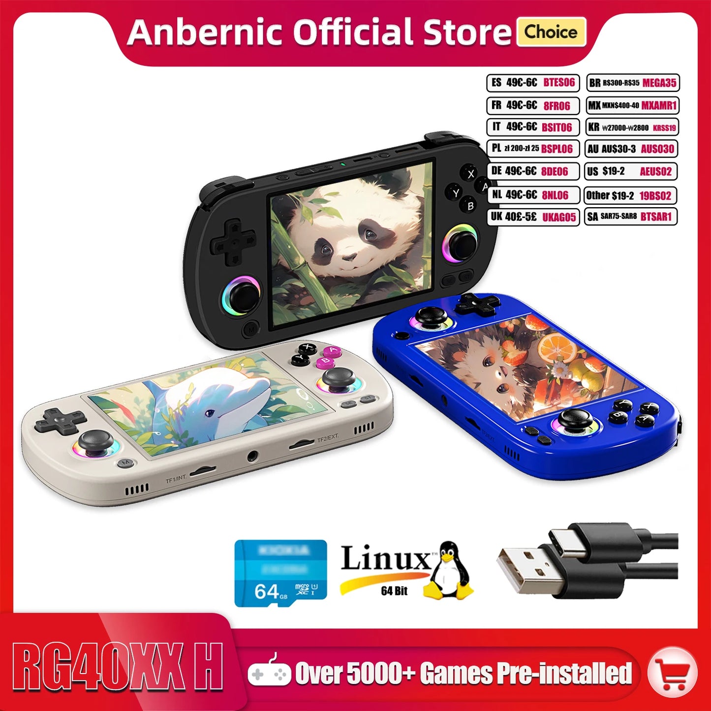 ANBERNIC RG40XX H