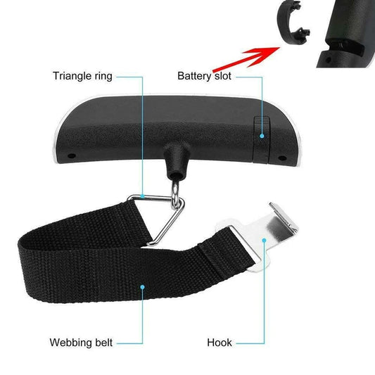 Digital Luggage Scale – Tragbare Kofferwaage bis 50kg