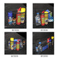 Car Trunk Mesh Organizer Car Tail Storage Net Seat Back Pocket Universal Trunk Bag Auto Magic Tape Network Interior Accessories