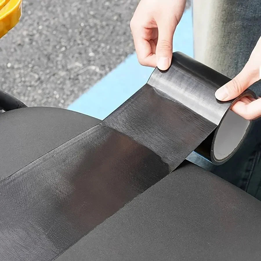 Black Cloth-based Adhesive Tape Is Used For Cushion Repair Leather Seat Sofa Leak Repair Leather Wear-resistant Repair Tape