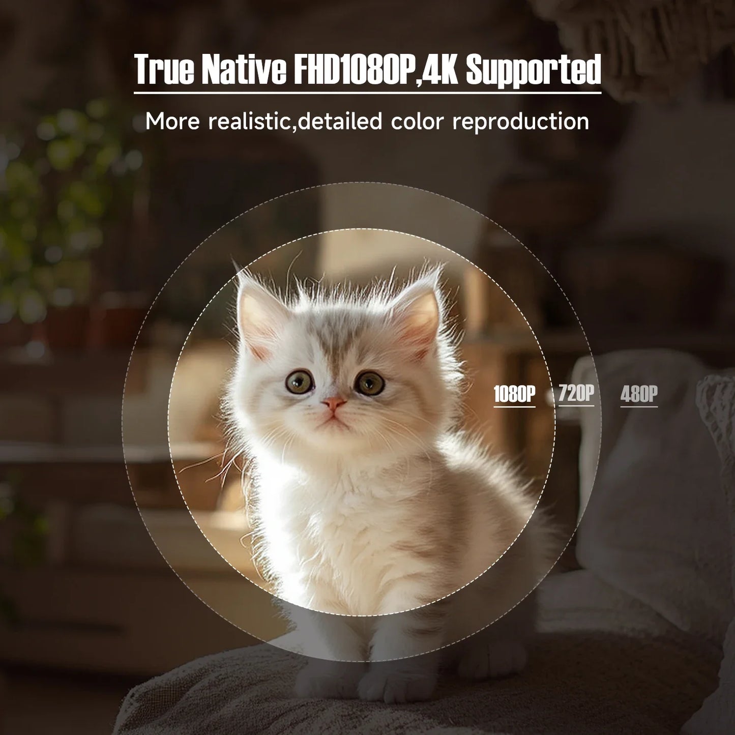 Magcubic native 1080P projector