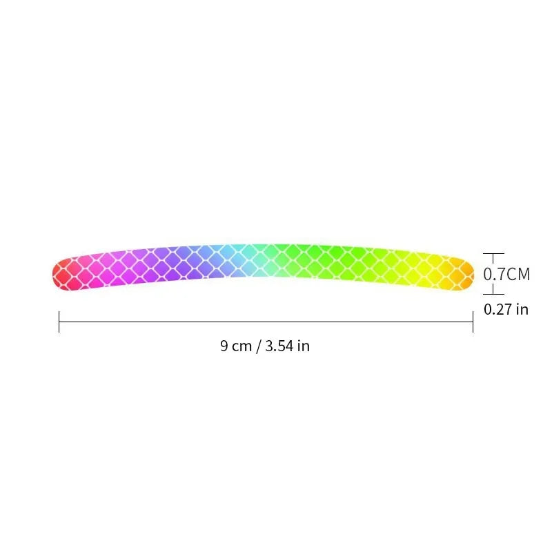 40pcs Car Wheel Hub Reflective Sticker Tire Rim Reflective Strips Luminous for Night Driving Car Bike Motorcycle Wheel Sticker