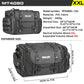 Rhinowalk Motorcycle Rear Seat Bag Travel Luggage Waterproof 19L-80L Expandable Motor Tail/Trunk/Rack Bag For Most motorcycle