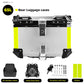 Motorcycle Helmet Box CNC Aluminum Top Tail Rear Luggage Storage Tool Cases Lock Trunk For YAMAHA For Honda For BMW For