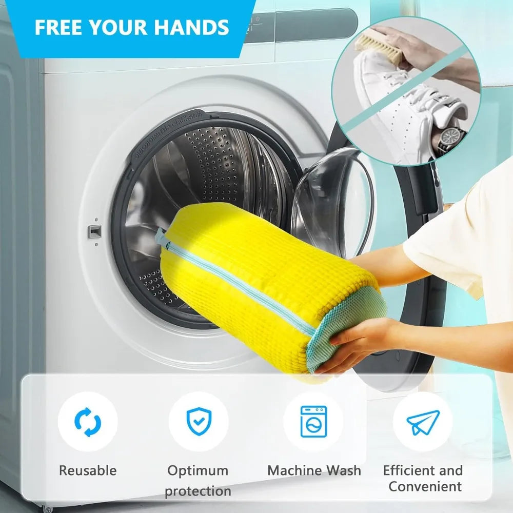 Durable Shoe Washing Machine Bag for All Shoe Types