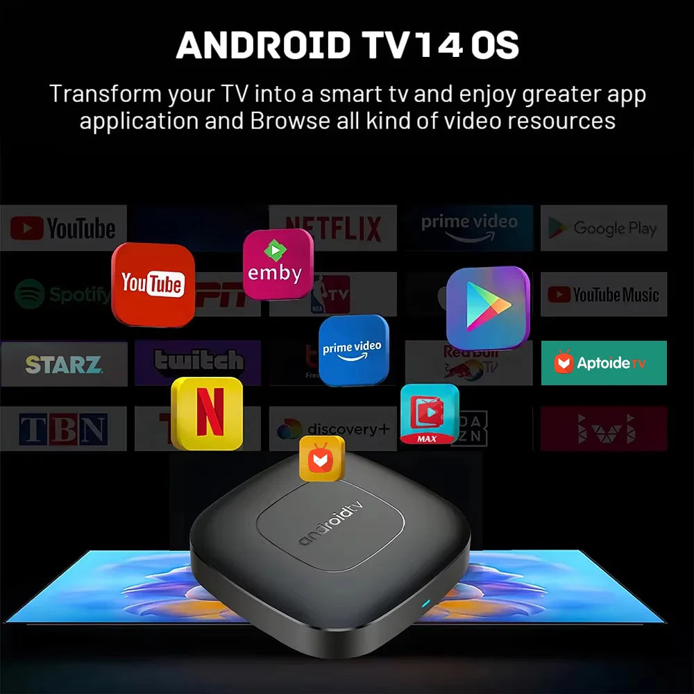 Mortal T1 Smart TV Box Streaming Media Player