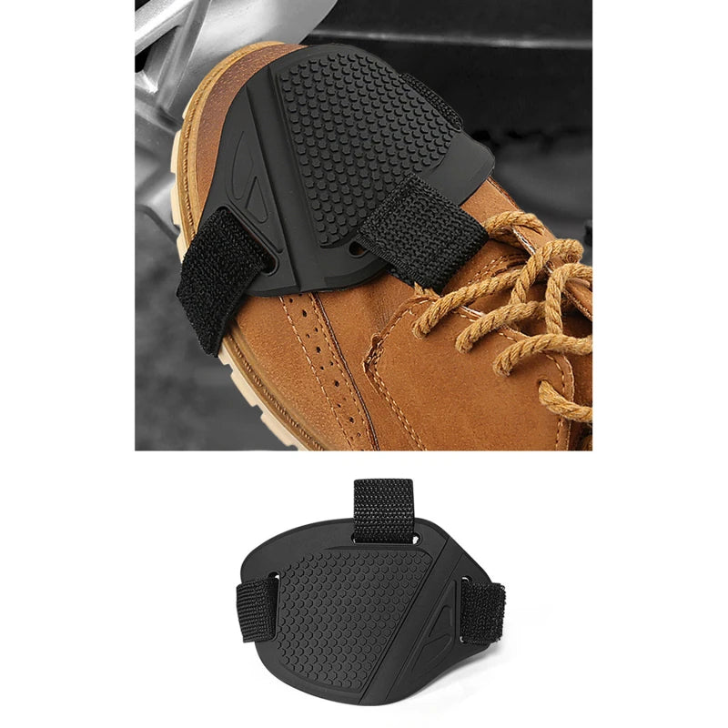 Waterproof Motorcycle Shift Pad Gear Shoes Protective Motorbike Gears Shifter Men Protector Motocross Boots Cover Accessories