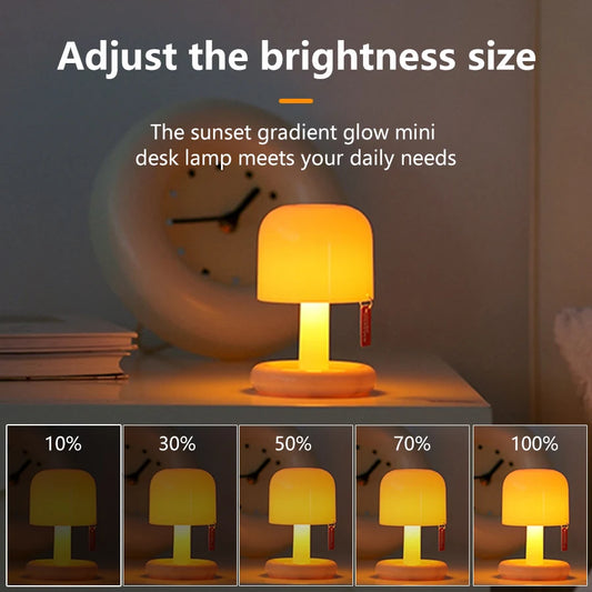 Mushroom Night Light Led Sunset Table Lamp