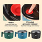 Ramen Bowl, Lunch Container,1000ml Large Thai Soup Bowls, Tableware with Phone Stand, Cereal Bowls for Home, Kitchen, Camping,