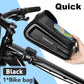 NEWBOLER Bicycle Bag Cycling Top Front Tube Frame Bag Waterproof 6.5 Inches Phone Case Storage Touch Screen MTB Road Bike Bag
