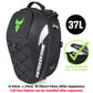 MOTOCENTRIC Waterproof Motorcycle Tail Bag Multi-functional  Durable Rear Seat Bag 37L High Capacity Rider Helmet Backpack