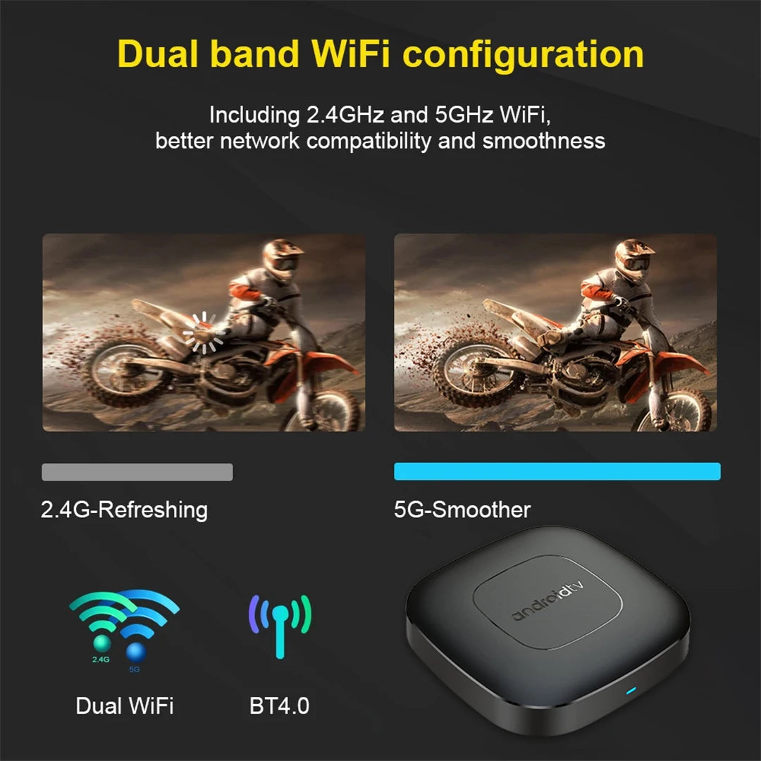 Mortal T1 Smart TV Box Streaming Media Player