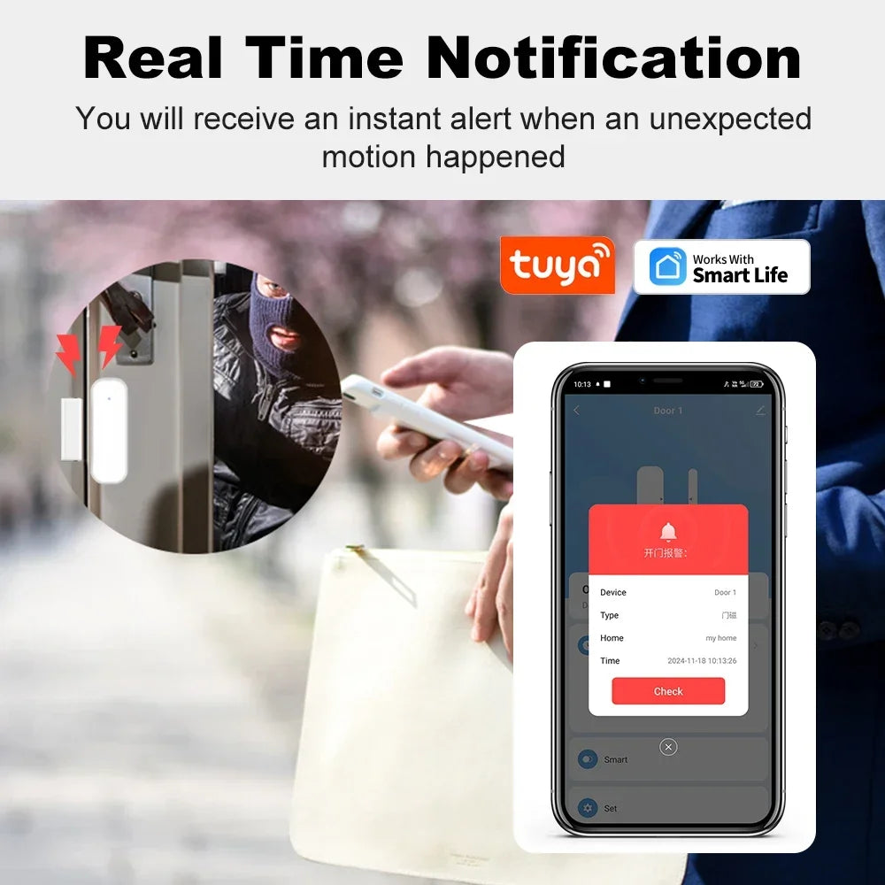 Real Time Wireless Magnetic Alarms