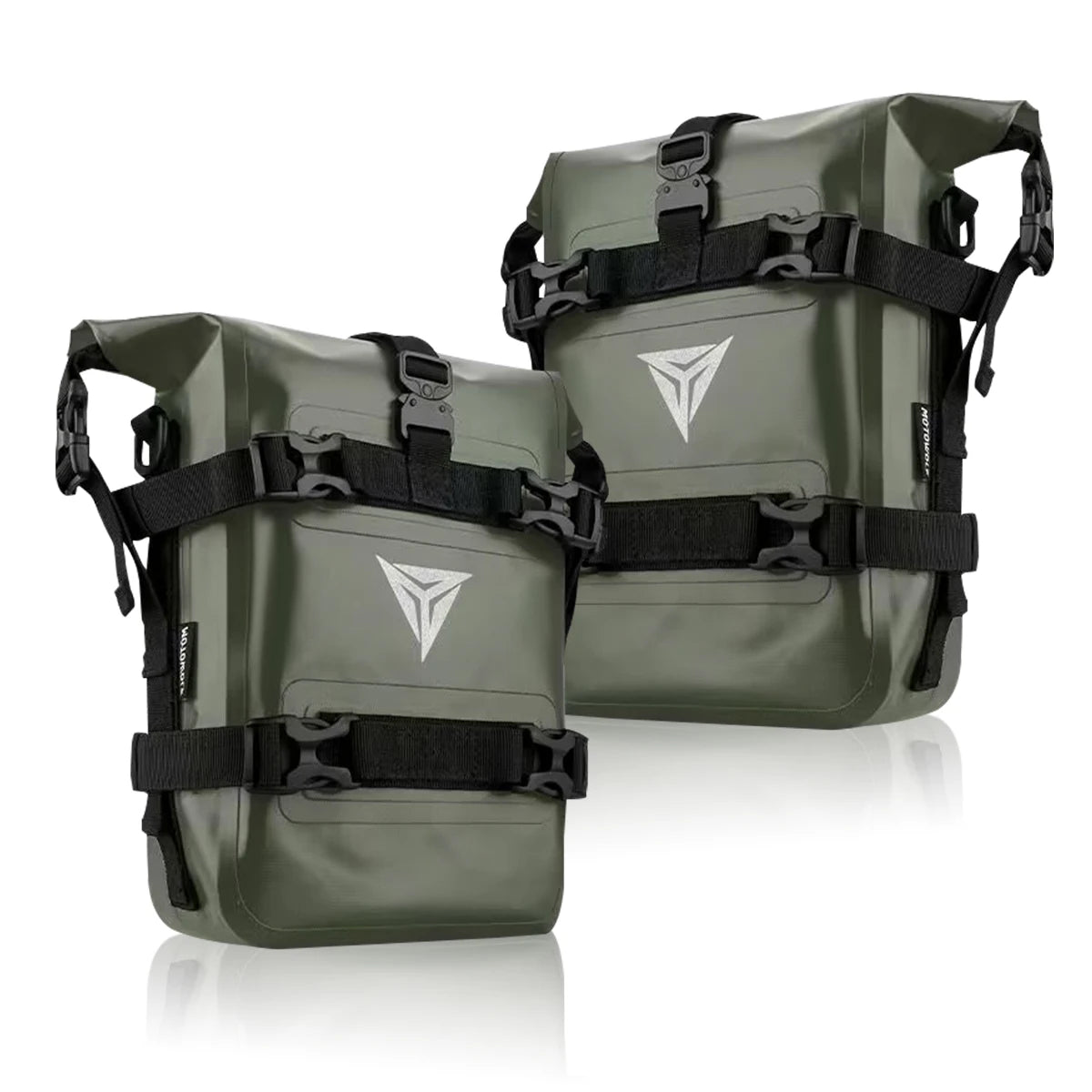 2PCS Motorcycle Bumpers Bag Waterproof 5L-8L Motorcycle Side Frame Bag Motorcycle Crash Bar Bag Universal Tools Storage Bag