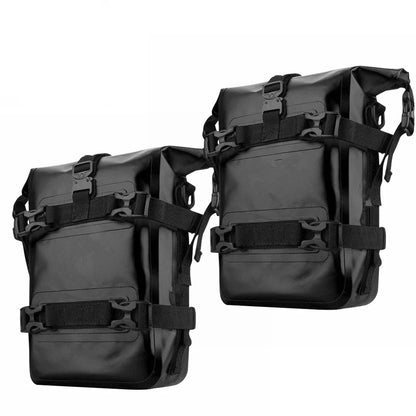 2PCS Motorcycle Bumpers Bag Waterproof 5L-8L Motorcycle Side Frame Bag Motorcycle Crash Bar Bag Universal Tools Storage Bag