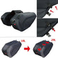 Motorcycle Waterproof Saddle Bag / Motorcycle Side Helmet Riding Travel Bags + Rain Cover One Pair