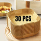 Air Fryer Paper Liners Disposable Oil-Proof Waterproof Baking Paper Round Square And Rectangle Parchment Kitchen Party Supplies