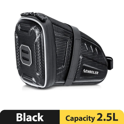 2025 NEW Waterproof Bicycle Saddle Bag MTB Road Bike Saddlebags Reflective Striped Bicycle Tool Holder Bag MTB Accessories
