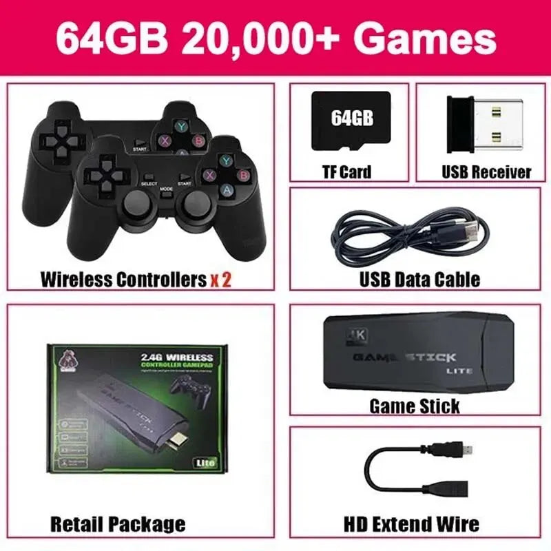Video Game Console Built-in 20000 Games