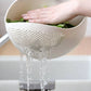 1/3pcs- Colander Rice Bowl Drain Basket Fruit Bowl Washing Drain Basket with Handle Washing Basket Home Kitchen Organizer