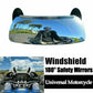 Motorcycle front gear wind wide-angle rearview mirror large field of view blind spot, 180 degree reflective reversing mirror