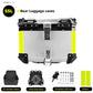 Motorcycle Helmet Box CNC Aluminum Top Tail Rear Luggage Storage Tool Cases Lock Trunk For YAMAHA For Honda For BMW For
