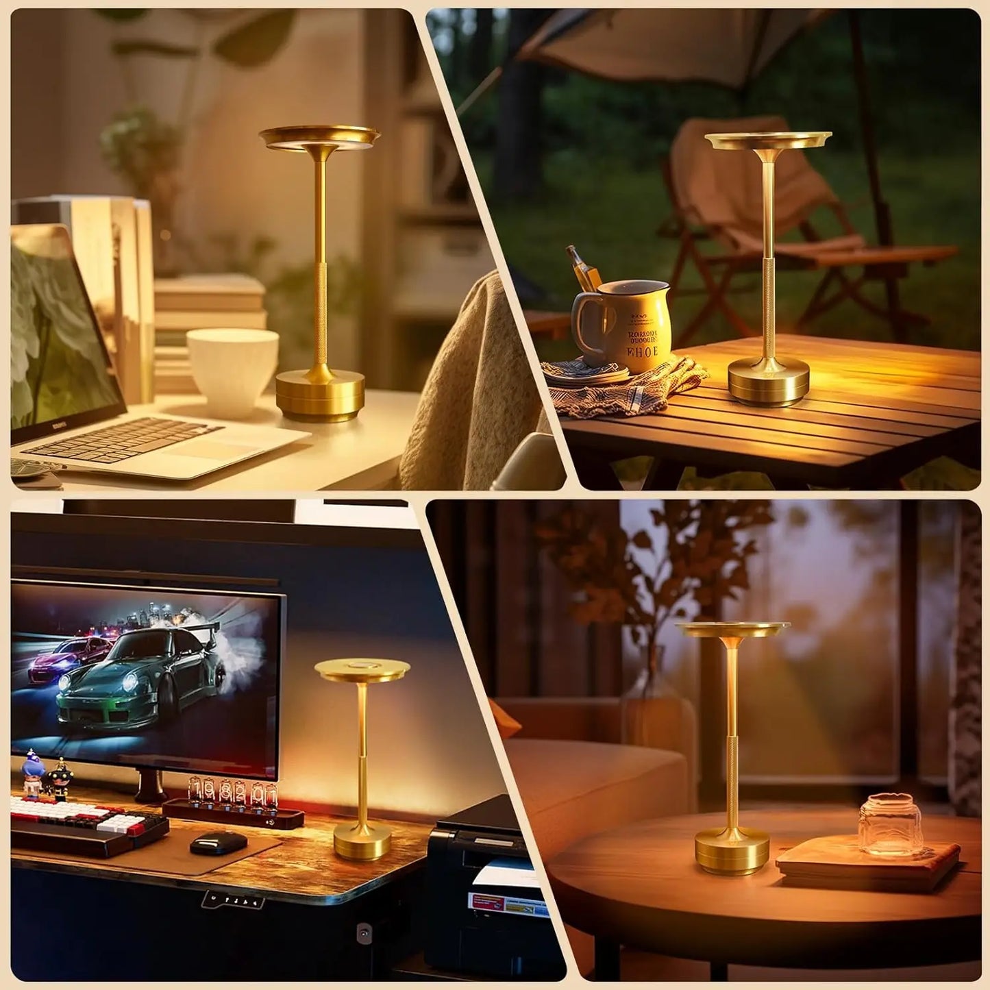 Wierless Simple Charging LED Desk Lamp