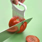 Effortlessly Slice Onions with this 1pc Colorful Onion Slicer Kitchen stainless steel potato chip onion holder
