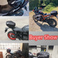 MOTOCENTRIC Waterproof Motorcycle Tail Bag Multi-functional  Durable Rear Seat Bag 37L High Capacity Rider Helmet Backpack