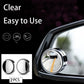 2Pcs Round Frame Convex Blind Spot Mirror Safety Driving Wide-angle 360 Degree Adjustable Clear Rearview Mirror Car Accessories