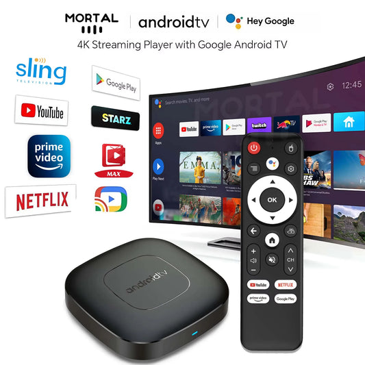 Mortal T1 Smart TV Box Streaming Media Player